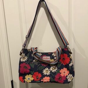 Original Cath Kidston London Floral Purse Crossbody Bag adjustable strap